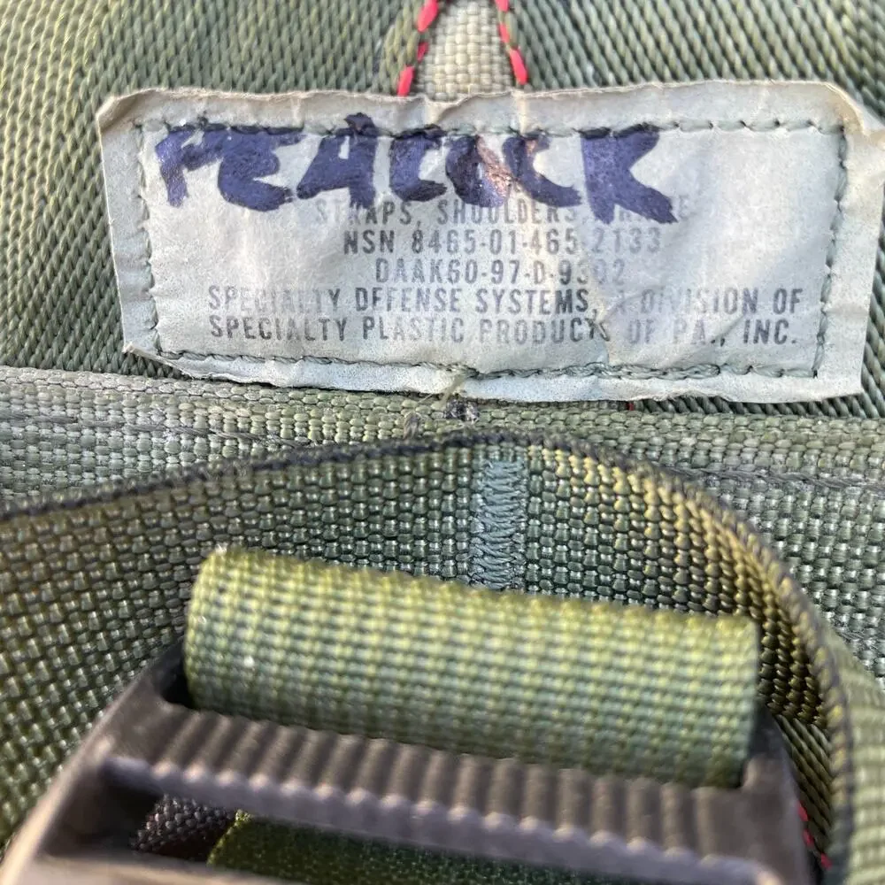 Authentic US Army MOLLE II Large Rucksack Shoulder Straps Frame Woodland SDS 97